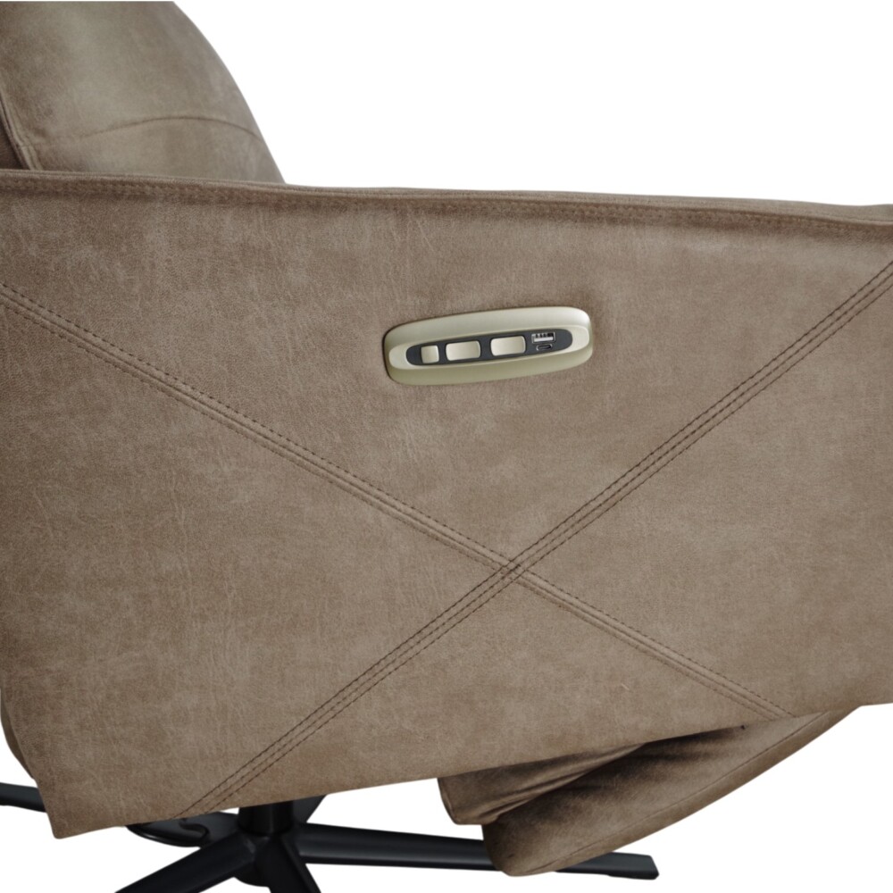 Relaxfauteuil Toon Bull Ecoleder