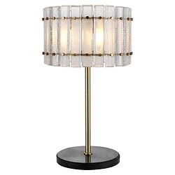 Elegante tafellamp met marmeren voet en decoratieve glaslampenkappen, perfect voor moderne interieurs en stijlvolle verlichting.