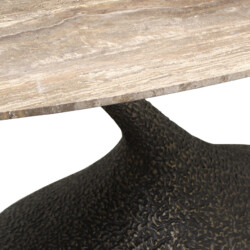 Eettafel Russo brown oval 235