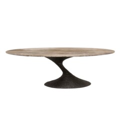 Eettafel Russo brown oval 235