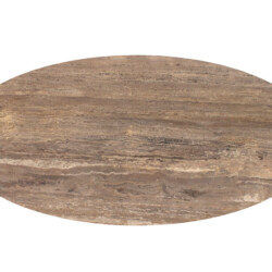 Eettafel Russo brown oval 235