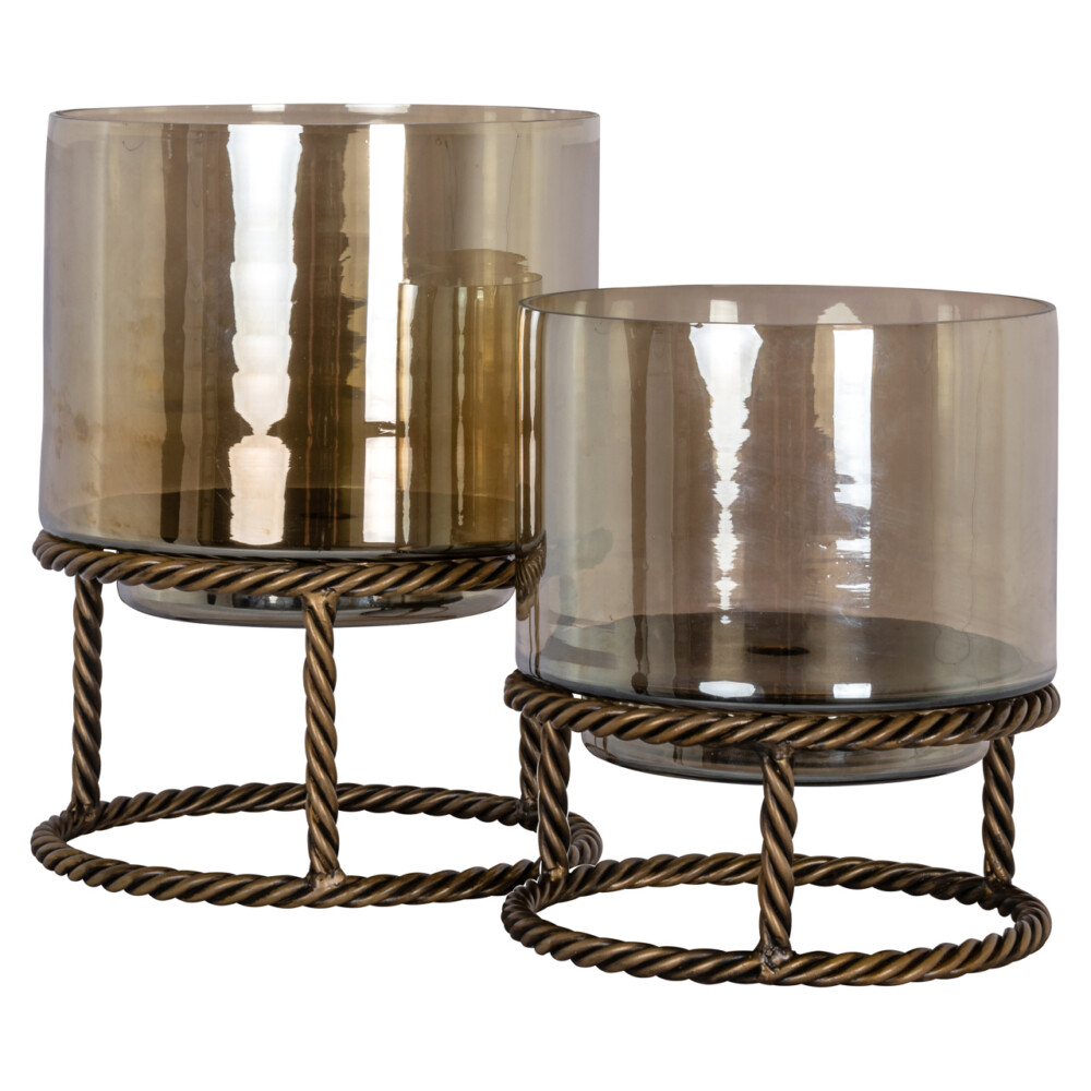 Windlicht Ropia gold small