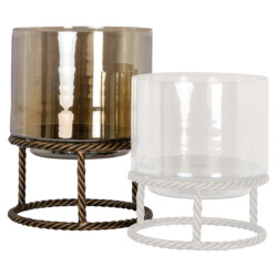 Windlicht Ropia gold large