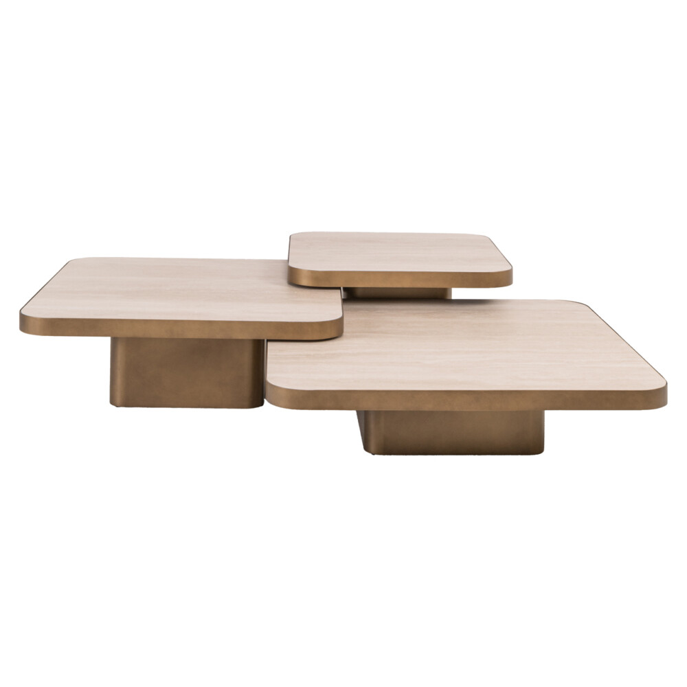 Salontafel Cumulus beige (Set of 3)