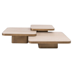 Salontafel Cumulus beige (Set of 3)