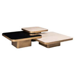 Salontafel Cumulus beige (Set of 3)