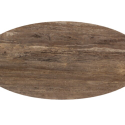 Eettafel Russo brown oval 235