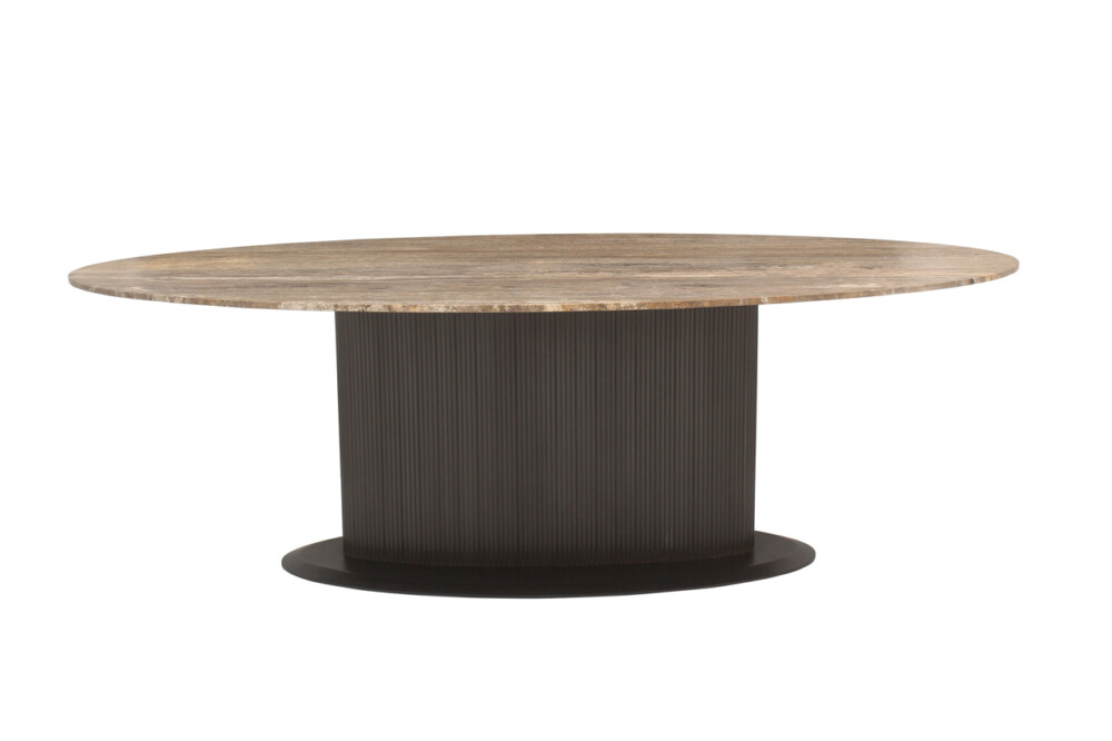Eettafel Russo brown oval 235