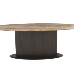 Eettafel Russo brown oval 235