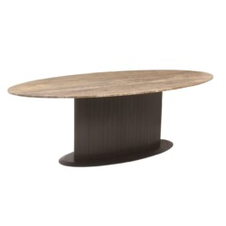Eettafel Russo brown oval 235
