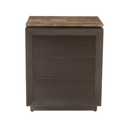 Nachtkastje Russo brown 3-drawers