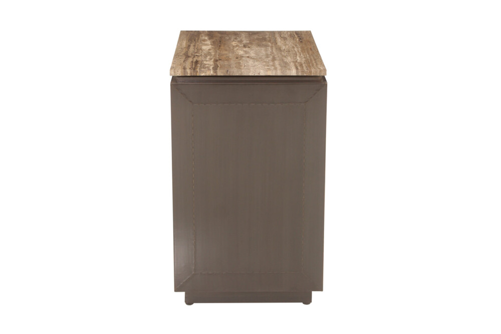 Nachtkastje Russo brown 3-drawers