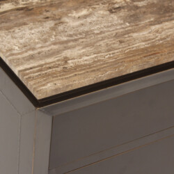 Nachtkastje Russo brown 3-drawers