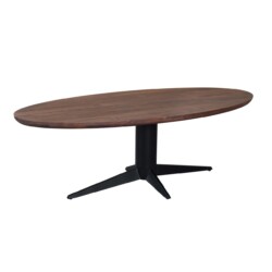 Eettafel Stafford brown oval 230