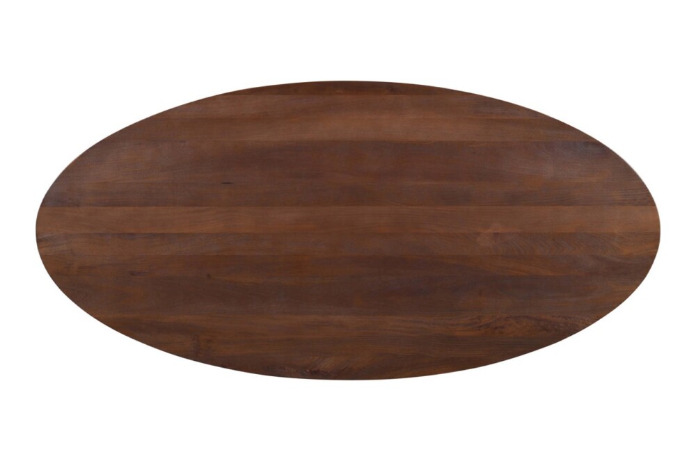 Eettafel Stafford brown oval 230