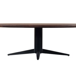 Eettafel Stafford brown oval 230