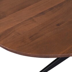 Eettafel Stafford brown oval 230