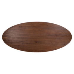 Eettafel Stafford brown oval 280