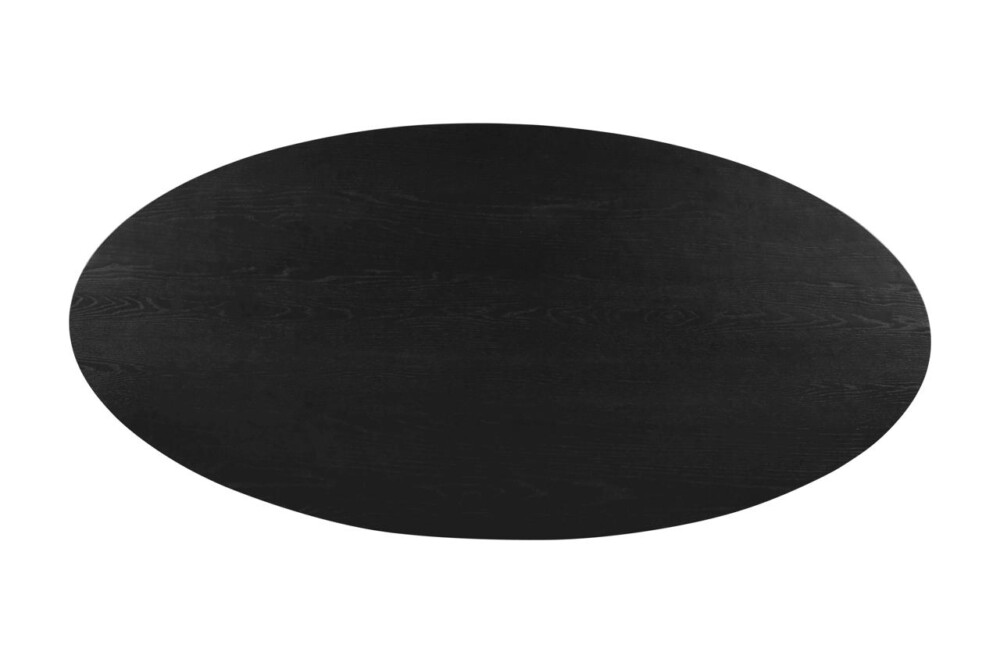 Eettafel Rayford black oval 230
