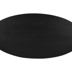 Eettafel Rayford black oval 230