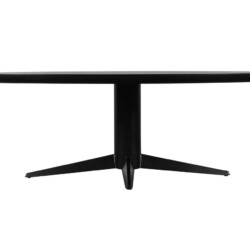 Eettafel Rayford black oval 230