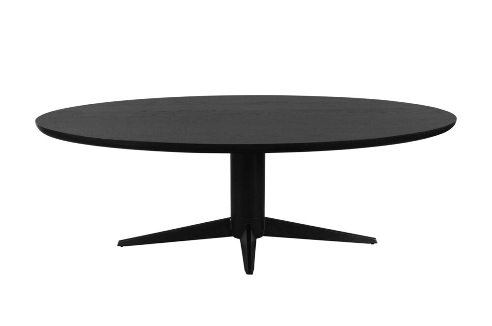 Eettafel Rayford black oval 230