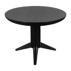 Eettafel Rayford black oval 230