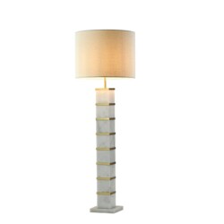 Vloerlamp Celinae white including lampshade