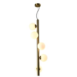 Hanglamp Elorie brass antique