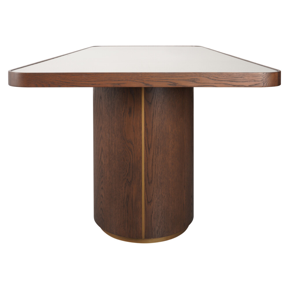 Eettafel Willox brown 235 including glass