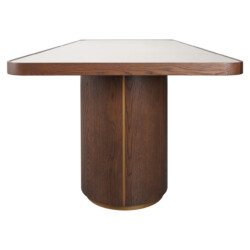 Eettafel Willox brown 235 including glass