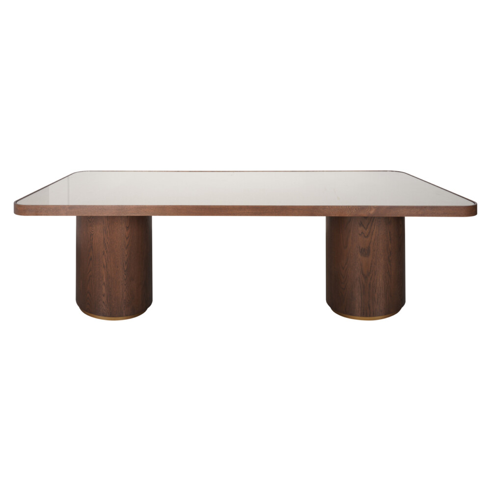 Eettafel Willox brown 235 including glass