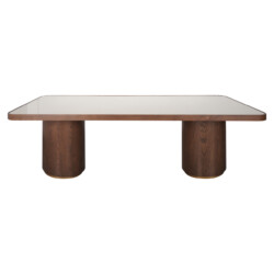 Eettafel Willox brown 235 including glass