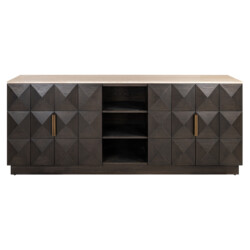 Dressoir Claremont brown  4-doors 2-shelves