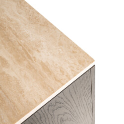 Dressoir Claremont brown  4-doors 2-shelves