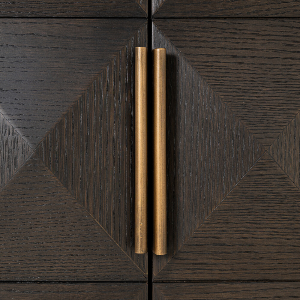 Dressoir Claremont brown  4-doors 2-shelves