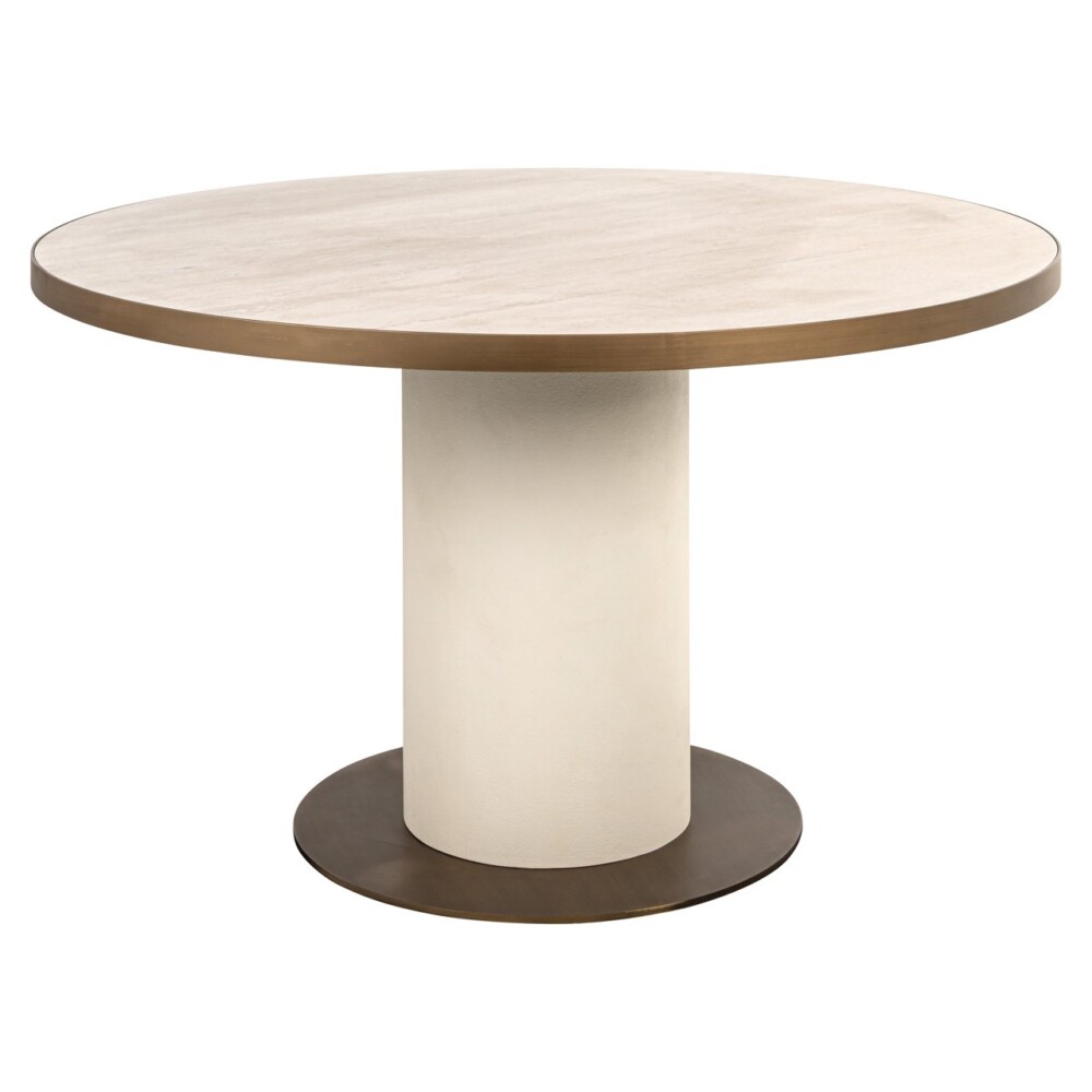 Eettafel Tivoli white 130Ø