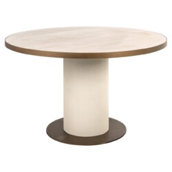 Eettafel Tivoli white 130Ø