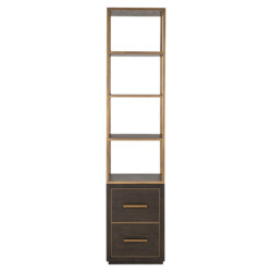 Wandkast Carter brown small 2-drawers
