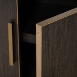 Wandkast Carter brown large 4-doors