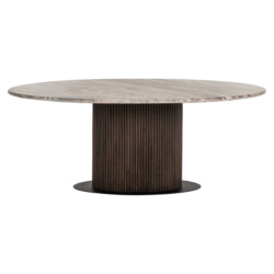 Eettafel Rasford Blush beige oval 200