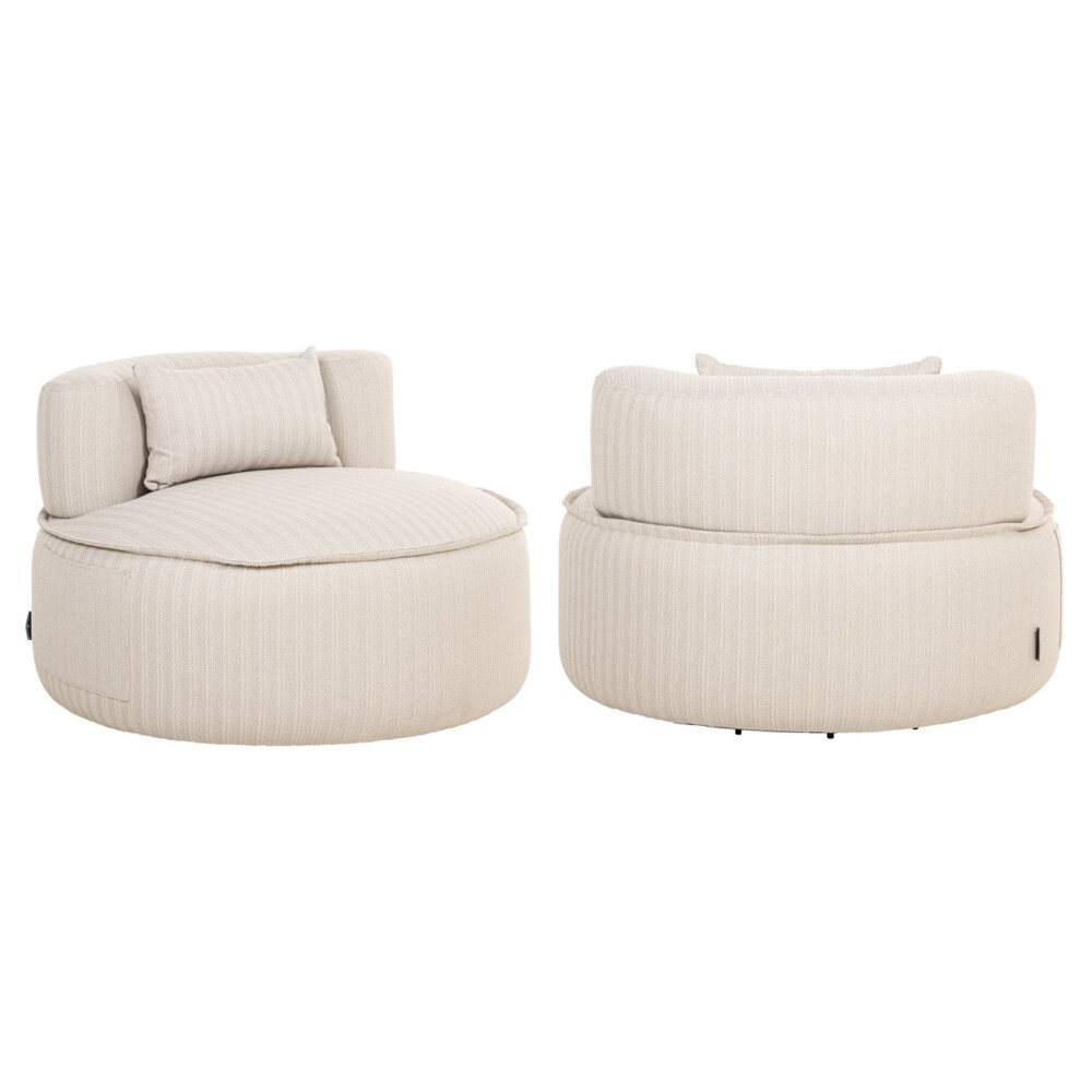Outdoor lounge stoel Nammos beige swivel