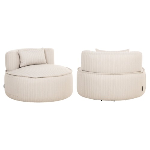 Outdoor lounge stoel Nammos beige swivel