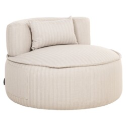 Outdoor lounge stoel Nammos beige swivel