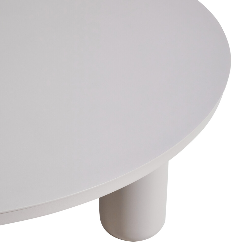 Buiten salontafel Quinn light beige  86Ø