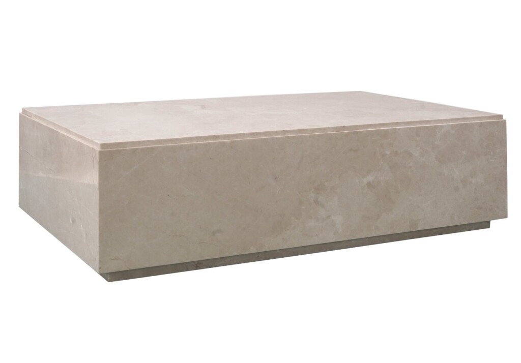 Ingenieur zwart marmer salontafel met strakke en moderne uitstraling, perfect voor stijlvolle woonkamerinterieurs.