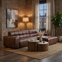 Hoekbank Cozzy | Africa Leer