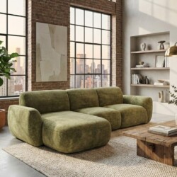 Hoekbank Roxie van Sevn in het groen