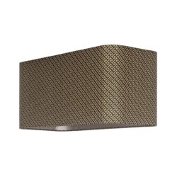 Elegant gestoffeerde hoofdsteun met geometrisch patroon voor een stijlvol interieur.