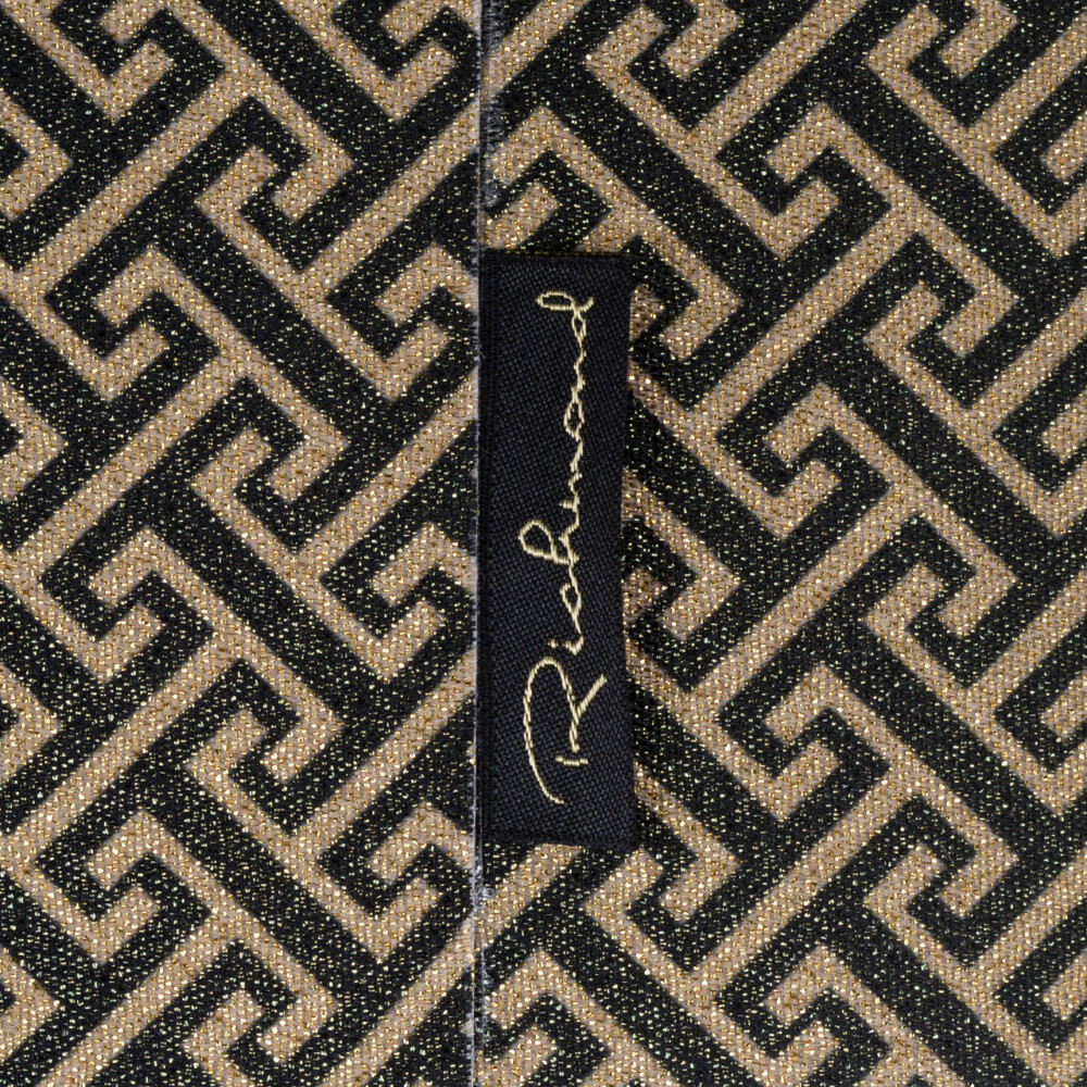 Lampenkap Geo black rectangular